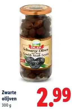 Lidl Zwarte olijven aanbieding