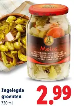 Lidl Ingelegde groenten aanbieding