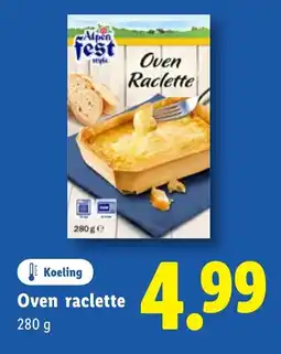 Lidl Oven raclette aanbieding