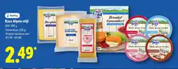 Lidl Kaas Alpen stijl aanbieding