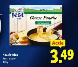 Lidl Kaasfondue aanbieding