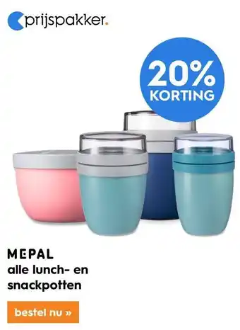 Blokker MEPAL alle lunch- en snackpotten aanbieding