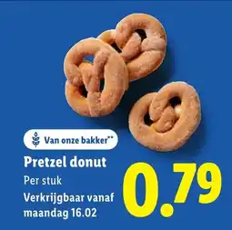 Lidl Pretzel donut aanbieding