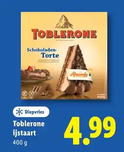 Lidl Toblerone ijstaart aanbieding