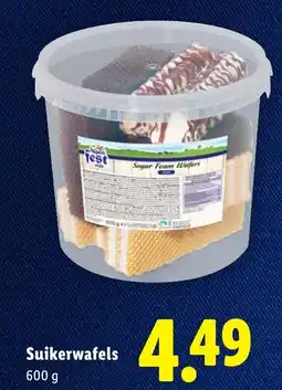 Lidl Suikerwafels aanbieding