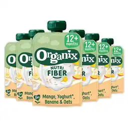 Plein.nl 6x Organix Knijpfruit Nutri Fiber aanbieding