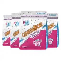 Plein.nl 4x Grenade Protein Powder Birthday aanbieding