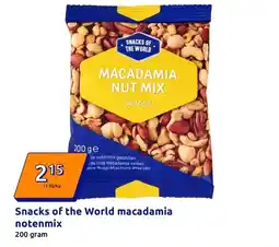 Action Snacks of the World macadamia notenmix aanbieding