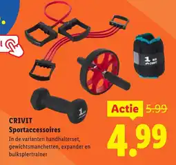 Lidl Crivit sportaccessoires aanbieding