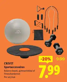 Lidl Crivit sportaccessoires aanbieding