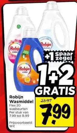 Vomar Voordeelmarkt Robijn Wasmiddel aanbieding