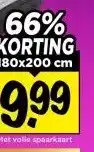 Vomar Voordeelmarkt Hoeslaken Tweepersoons aanbieding