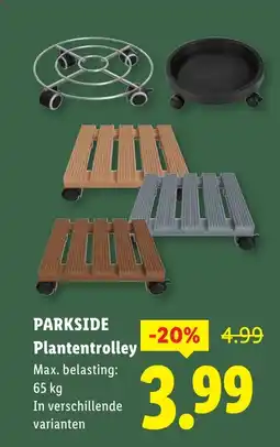 Lidl Parkside plantentrolley aanbieding