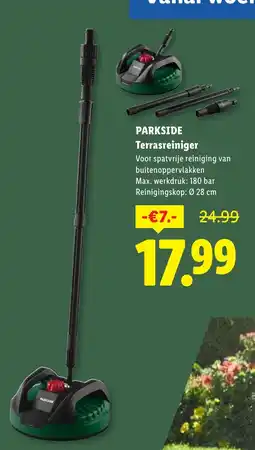 Lidl PARKSIDE Terrasreiniger aanbieding