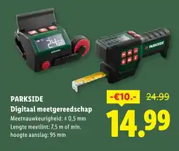Lidl Parkside digitaal meetgereedschap aanbieding