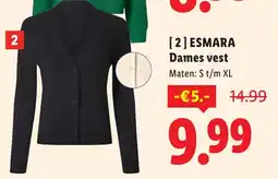 Lidl Esmara dames vest aanbieding