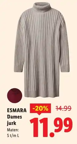 Lidl Esmara dames jurk aanbieding