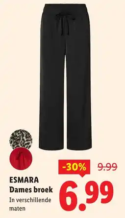 Lidl Esmara dames broek aanbieding