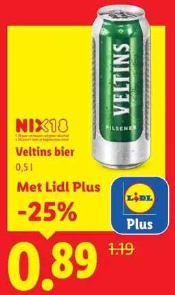 Lidl Veltins bier aanbieding