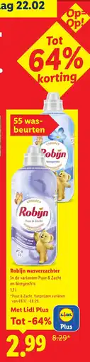 Lidl Robijn wasverzachter aanbieding