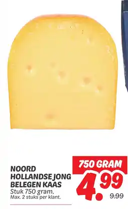 Dekamarkt Noord hollandse jong belegen kaas aanbieding