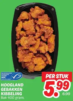 Dekamarkt Hoogland gebakken kibbeling aanbieding