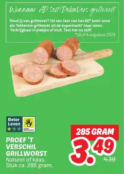 Dekamarkt Proef't verschil grillworst aanbieding
