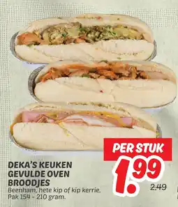 Dekamarkt Deka's keuken gevulde oven broodjes aanbieding