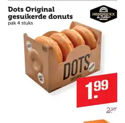 Coop Dots original gesuikerde donuts aanbieding