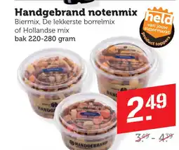 Coop Handgebrand notenmix aanbieding