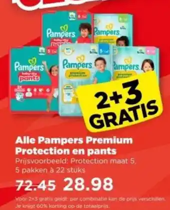 Alle Pampers Premium Protection en pants