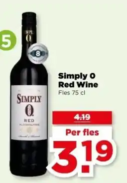 PLUS Simply o Red Wine aanbieding
