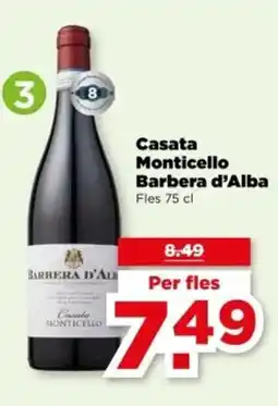 PLUS Casata Monticello Barbera d'Alba aanbieding
