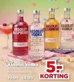 PLUS Absolut Vodka aanbieding