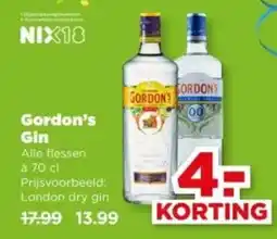 PLUS Gordon's Gin aanbieding
