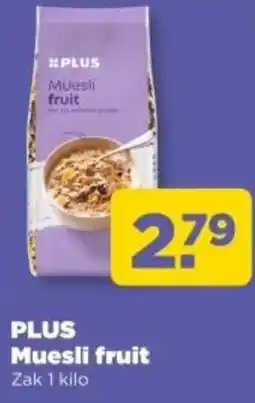 PLUS PLUS Muesli fruit aanbieding