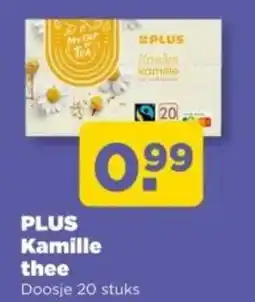 PLUS PLUS Kamille thee aanbieding