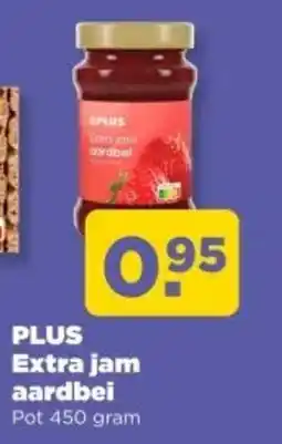 PLUS PLUS Extra jam aardbei aanbieding