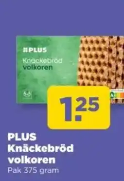 PLUS PLUS Knäckebröd volkoren aanbieding