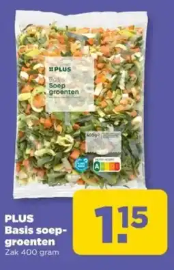 PLUS PLUS Basis soep groenten aanbieding