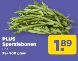 PLUS PLUS Sperziebonen Los aanbieding