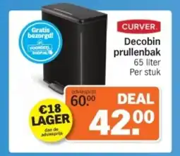 Albert Heijn Curver Decobin prullenbak aanbieding