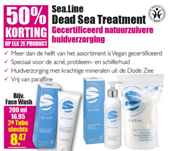 Gezond & Wel Sea.Line Dead Sea Treatment aanbieding