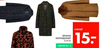 HEMA diverse damesjassen aanbieding