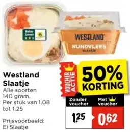 Vomar Voordeelmarkt Westland Slaatje aanbieding