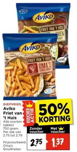 Vomar Voordeelmarkt Aviko Friet van 't Huis aanbieding