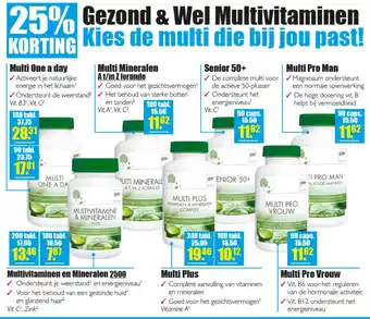 Gezond & Wel Gezond & Wel Multivitaminen aanbieding