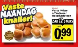 Vomar Voordeelmarkt Verse Witte of Volkoren Hotelkadetten aanbieding