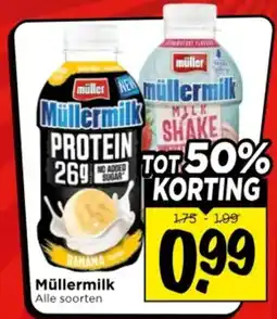 Vomar Voordeelmarkt Müllermilk aanbieding