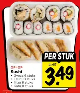 Vomar Voordeelmarkt Sushi aanbieding